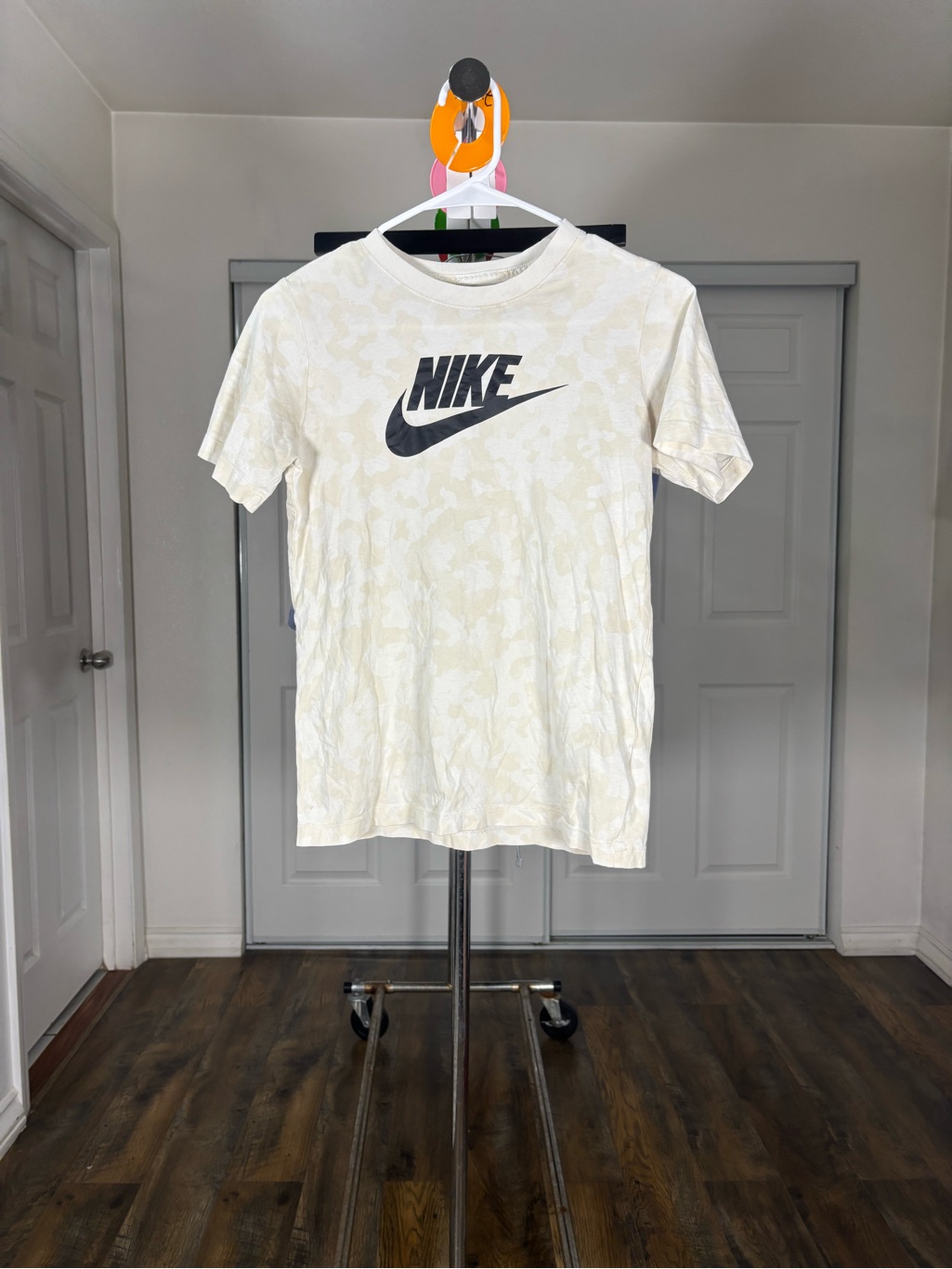Nike Women White Logo Tee